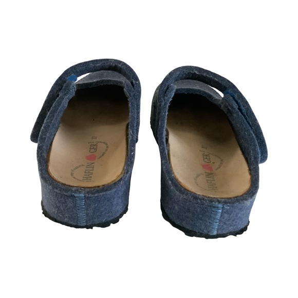 Haflinger Boiled Wool Mary Jane Clog Size 6 - Picture 6 of 7